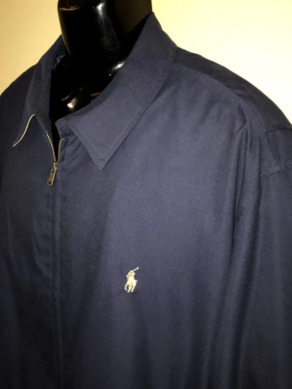 Men's Polo Ralph Lauren Harrington Bi Swing Jacket-Size 2XB BIG (Navy)
